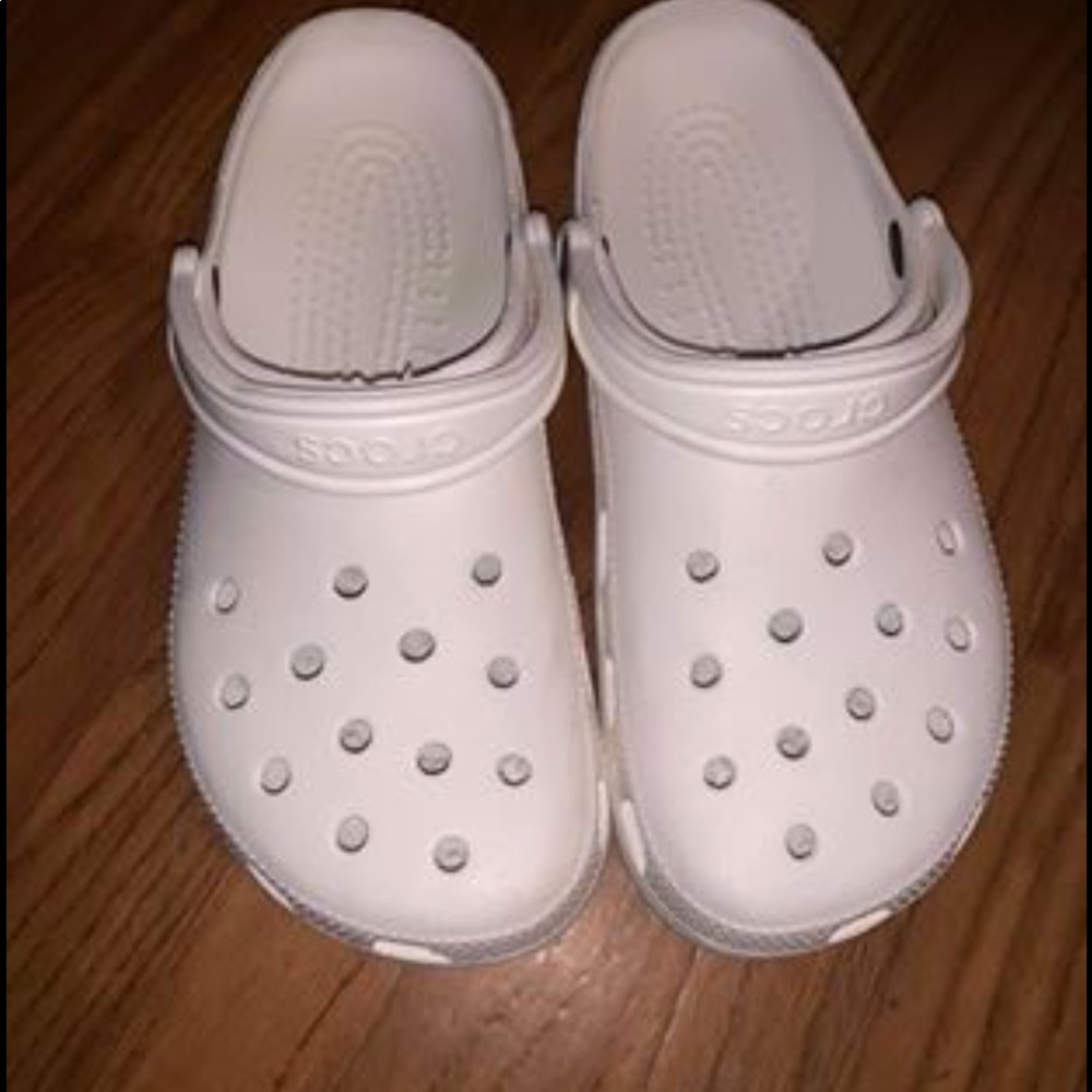 White crocs, barely used